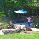 Amanda finally finished with her patio.